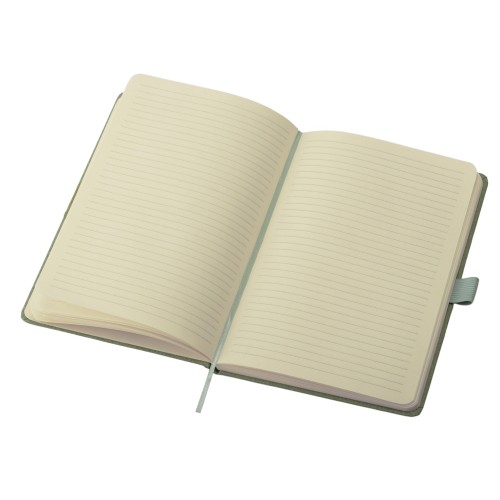 Блокнот А5 "Snow Hard" твердая обложка, 80 листов 70 гр/м2, зеленый