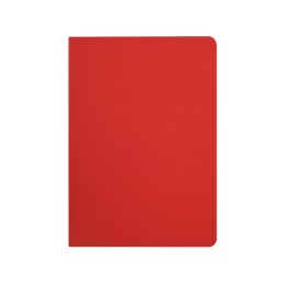 Бизнес-тетрадь А5 "Pragmatic Contrast", 40 листов в клетку, красный с темно-серым срезом