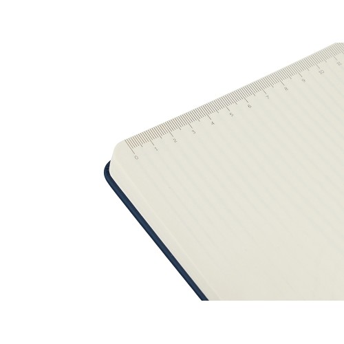 Бизнес-блокнот "С3" софт-тач с магнитом, твердая обложка, 96 листов, темно-синий