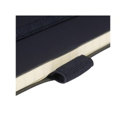 Блокнот А5  "City Flex" на резинке, темно-синий navy