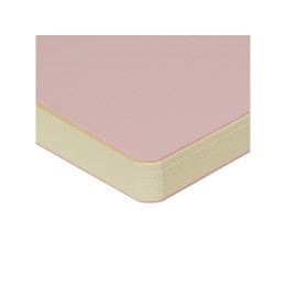 Скетчбук "Sketch & Art" в мягком переплете 140х210 мм, 100 л. бежевой бумаги 100 гр., розовый