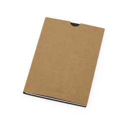 Блокнот "Horizon" с горизонтальной резинкой, гибкая обложка, 80 листов, черный