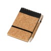 Блокнот B7 «Forli» с обложкой из пробки, натуральный (Р)