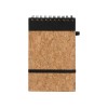 Блокнот B7 «Forli» с обложкой из пробки, натуральный (Р)