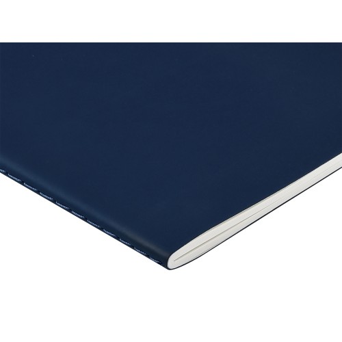 Тетрадь с каменной бумагой А5 "Carrara" 40 л., линейка, темно-синий