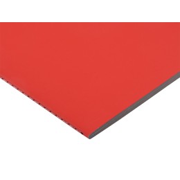 Бизнес-тетрадь А5 "Pragmatic Contrast", 40 листов в клетку, красный с темно-серым срезом