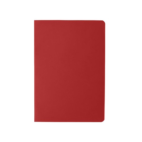 Блокнот в гибкой обложке A5 «Виспи 2.0» в клетку, красный
