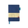 Блокнот А5 "Boston", синий с голубым срезом