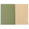 Блокнот на спирали в картонной обложке с переработанной бумагой "Mania", зеленый