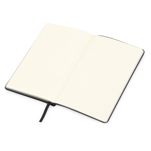 Блокнот «Notepeno» А5 с тонированными линованными страницами, черный