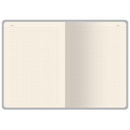 Бизнес-тетрадь А5 "Pragmatic Contrast", 40 листов в клетку, черный с черным срезом