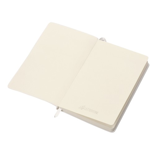 Блокнот «Notepeno» А5 с тонированными линованными страницами, белый