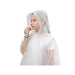 Пончо «Hawaii» c чехлом детский, белый