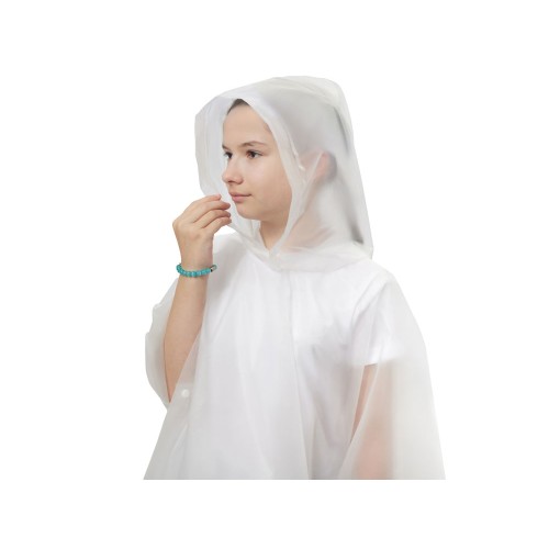 Пончо «Hawaii» c чехлом детский, белый