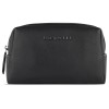 Косметичка BUGATTI БЕЛЛА | BELLA, чёрная, воловья кожа/полиэстер, 19х8,5х11 см