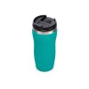 Термокружка "Mony Steel" 350 мл, soft touch, бирюзовый 320C (P)