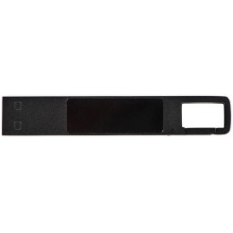 USB 2.0- флешка на 32 Гб c подсветкой логотипа «Hook LED», темно-серый, синяя подсветка