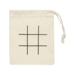 Деревянная игра в крестики-нолики в мешочке "Whorl" - Натуральный