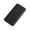 Внешний беспроводной аккумулятор с подсветкой лого "Reserve X". 8000 mAh, черный