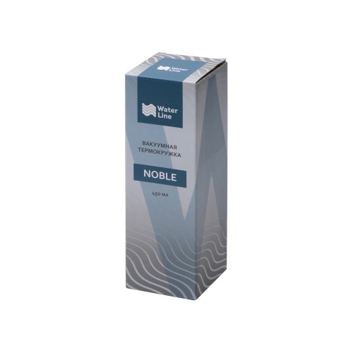 Вакуумная термокружка "Noble" с крышкой 360,Waterline, черный