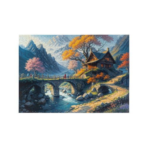 Деревянный пазл "Wonderhouse"