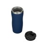 Термокружка "Double wall mug C1", soft touch, 350 мл, темно-синий (Р)