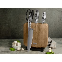 Набор кухонных ножей с блоком, NADOBA, серия VERA