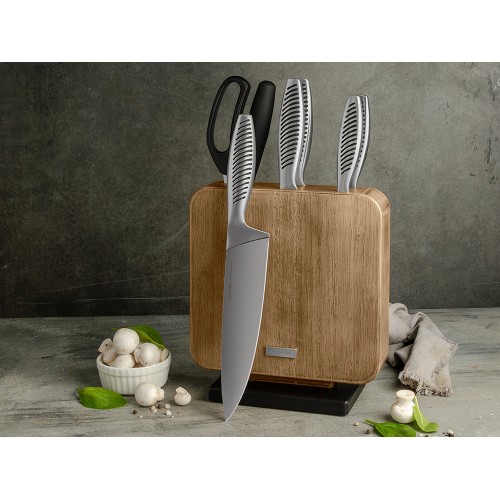 Набор кухонных ножей с блоком, NADOBA, серия VERA