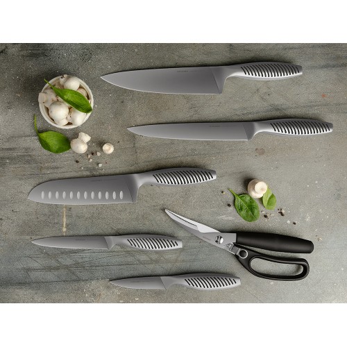 Набор кухонных ножей с блоком, NADOBA, серия VERA