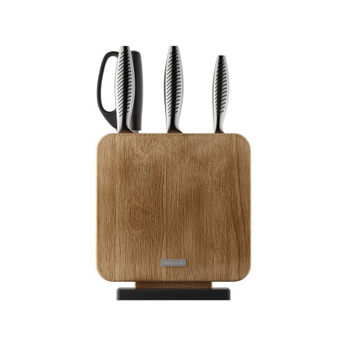 Набор кухонных ножей с блоком, NADOBA, серия VERA