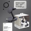 Беспроводная зарядная станция 3 в 1 MagSafe QI2 NEO Galaxy, черная, Deppa
