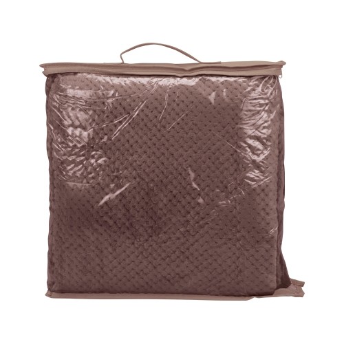 Плед «Фолд», шоколадный