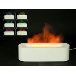 Увлажнитель с эффектом пламени "Flame", белый