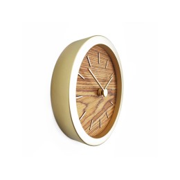 Часы настенные "Gracie" XS, натуральные с золотистым