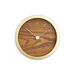 Часы настенные "Gracie" XS, натуральные с золотистым