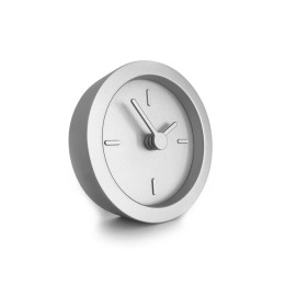 Часы настольные "Sparky" XXS, серебристые