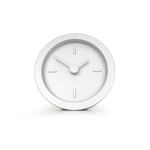 Часы настольные "Sparky" XXS, серебристые