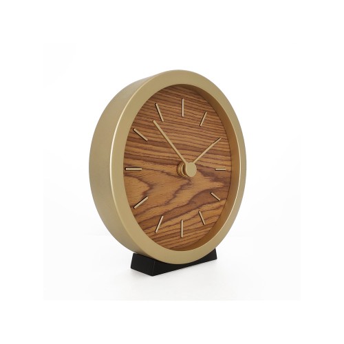 Часы настенные "Gracie" XS, натуральные с золотистым