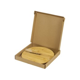 Настенные часы из бамбука "Celeste", 8 мм, натуральный