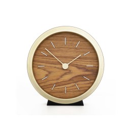 Часы настенные "Gracie" XS, натуральные с золотистым