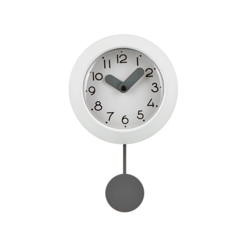 Настенные часы с маятником "Pendulum", белый