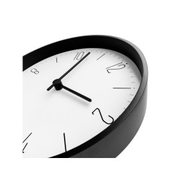 Часы настенные "Lander" S, белые с черным