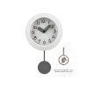 Настенные часы с маятником "Pendulum", белый