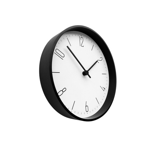 Часы настенные "Lander" S, белые с черным