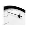 Часы настенные "Lander" S, белые с черным