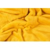 Плед мягкий флисовый Fancy, желтый
