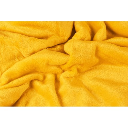 Плед мягкий флисовый Fancy, желтый