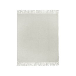 Мохеровый плед из вторичного ПЭТ Ivy, светло-серый