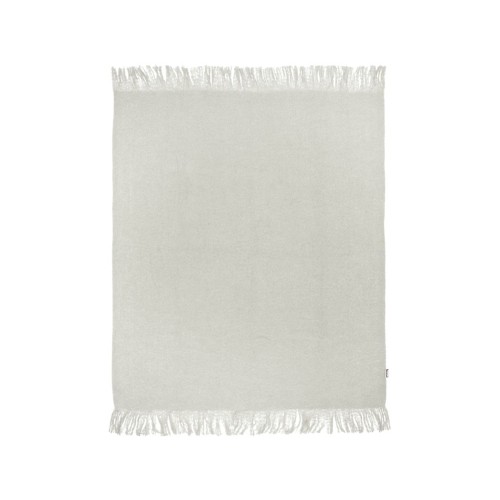 Мохеровый плед из вторичного ПЭТ Ivy, светло-серый