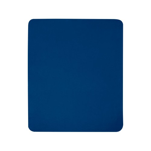 Плед Willow из флиса, вторичного ПЭТ, темно-синий